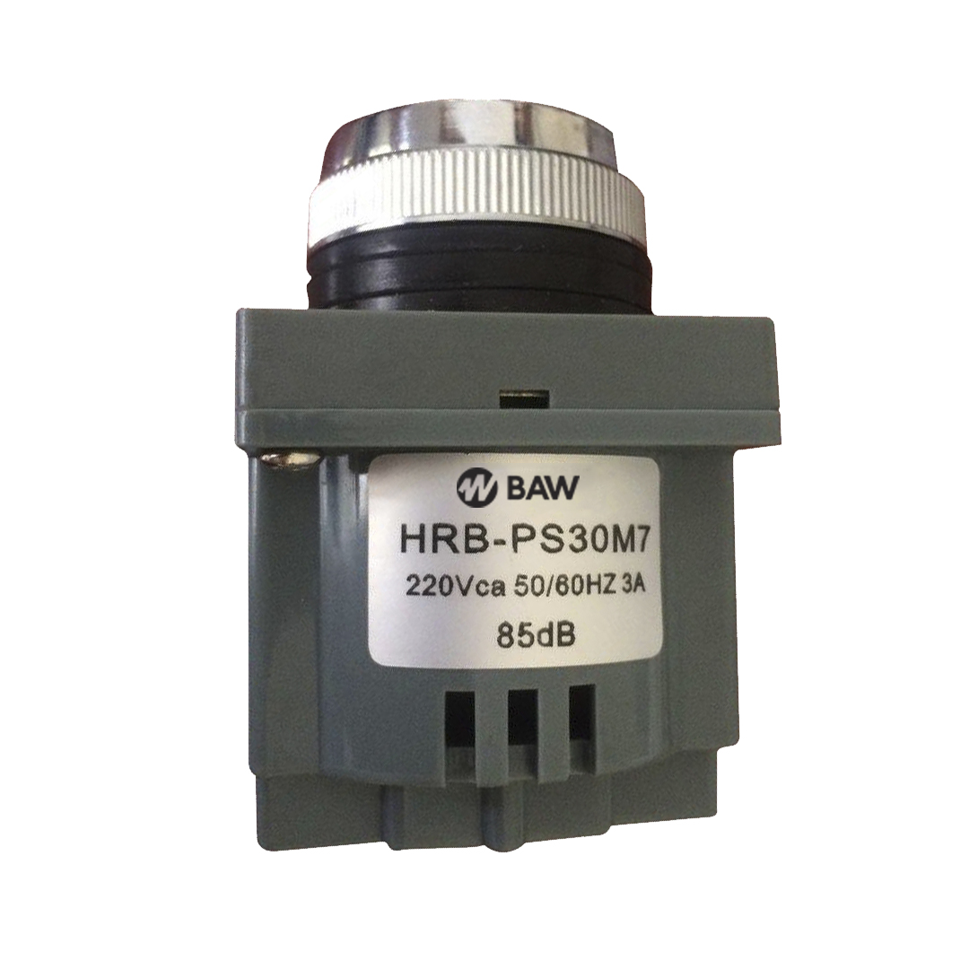 Zumbador para embutir en panel d=30mm. 80dbA Un=220Vca