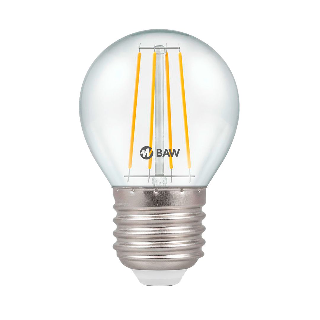 Lámpara de filamento LED Gota 4,5W, 2700° K, E27