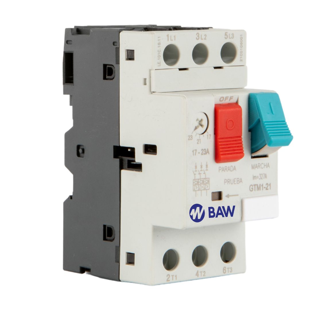 Guardamotor TMg 9kW. 380Vca. Ie: 17-23A. Icu:15kA.