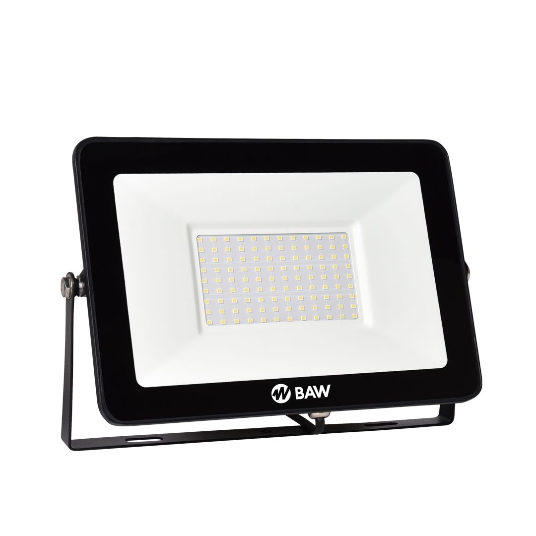 Luminaria LED tipo reflector, 220V~, 50-60Hz, 100W Temp. Color: 6500° K