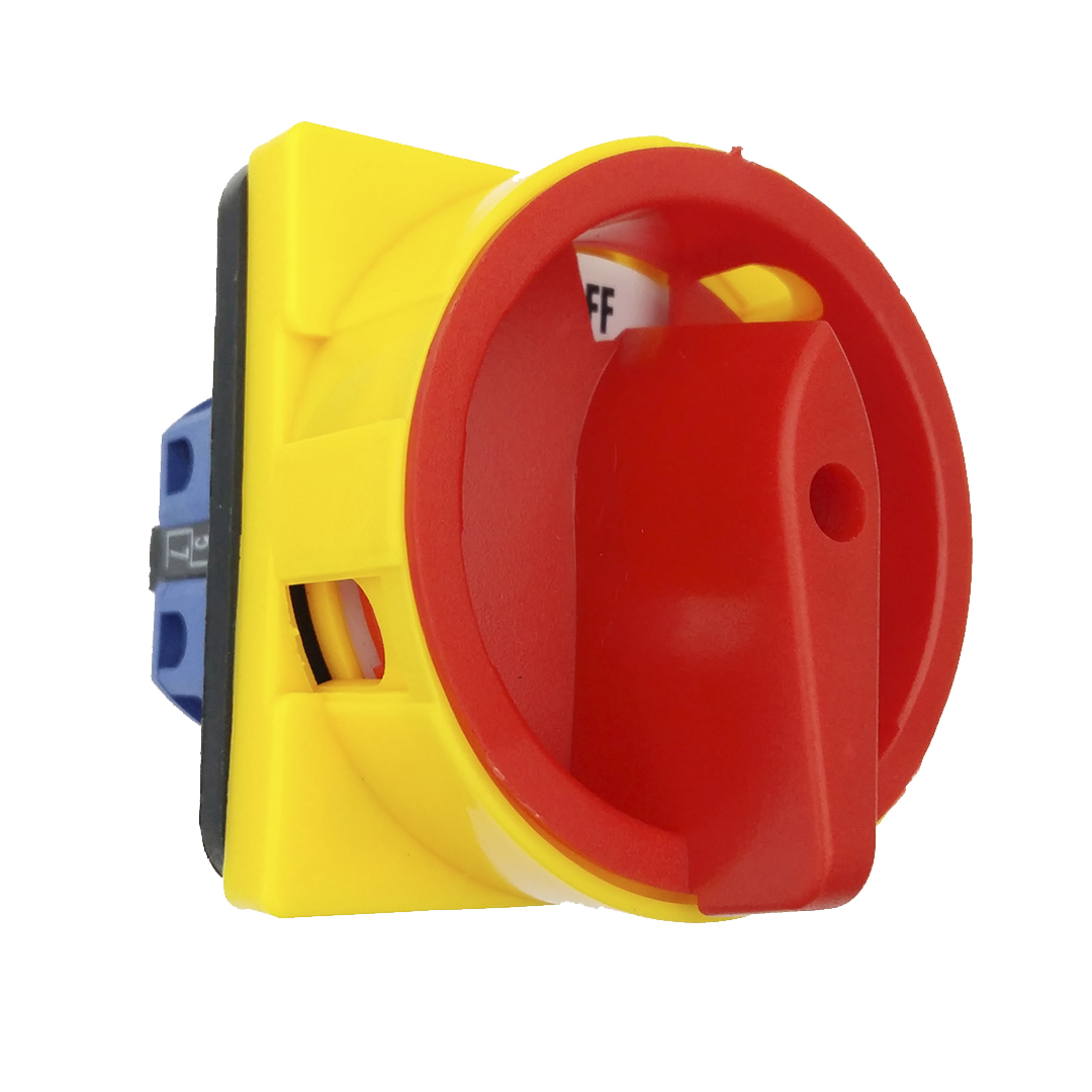 Interruptor rotativo de seguridad 4P. 0-I. Ith=32A Un=380V.