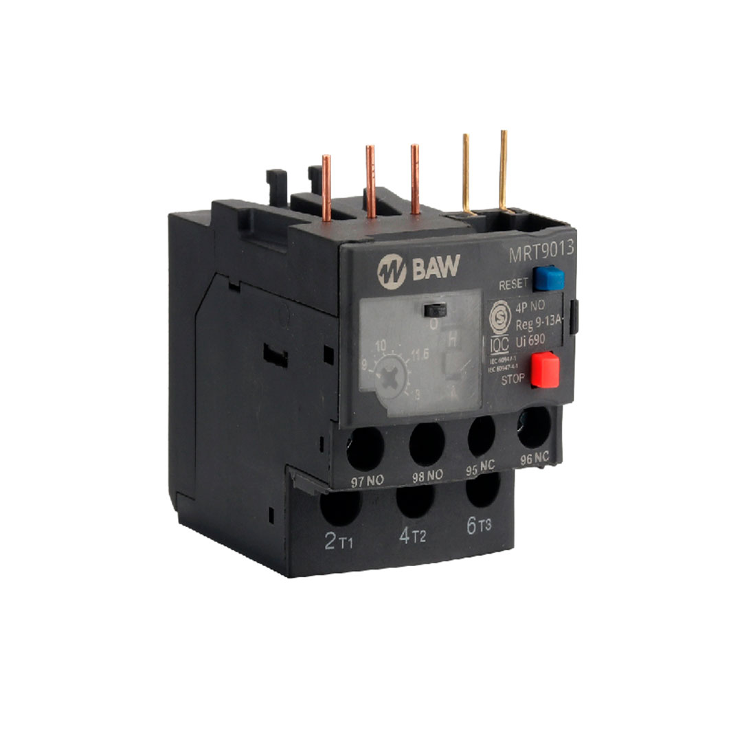 MINI RELÉ PROTECCIÓN TÉRMICA P/SOBRECARGA RANGO: 2,5-4A (MCX9)