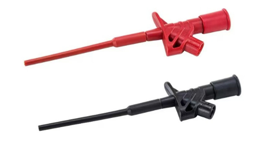 Clips de prueba flexibles tipo gancho CAT III 1000V / CAT IV 600V 5A