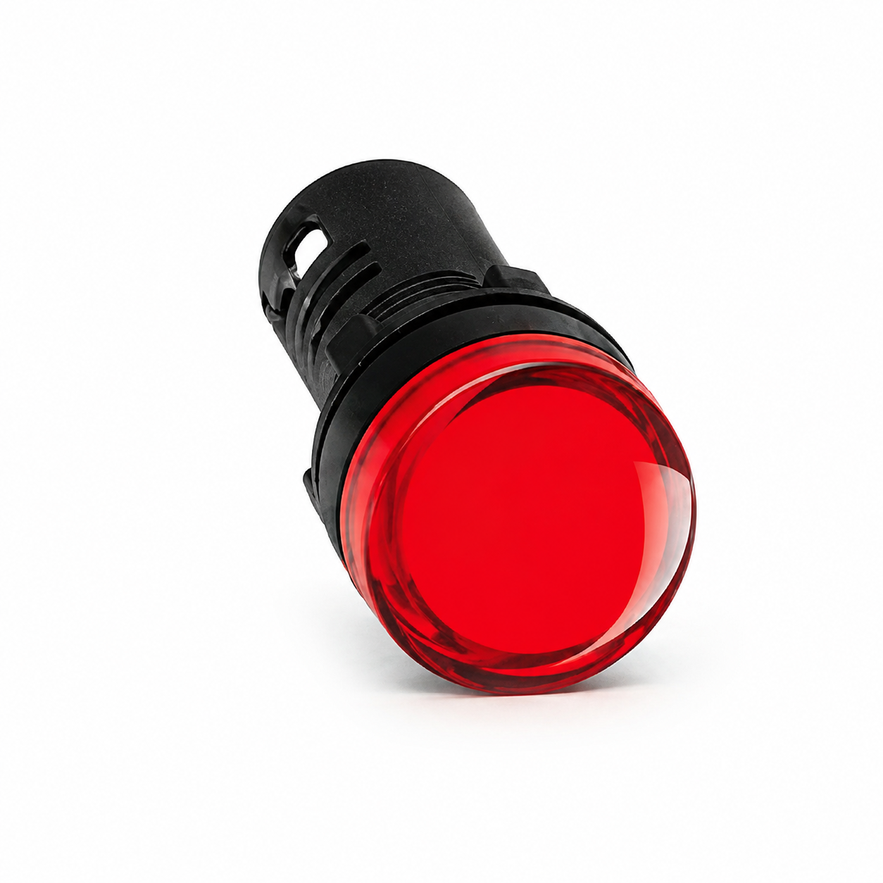 Piloto multi LED, p/panel Ø=29/22, lente ROJO. 230/110Vca