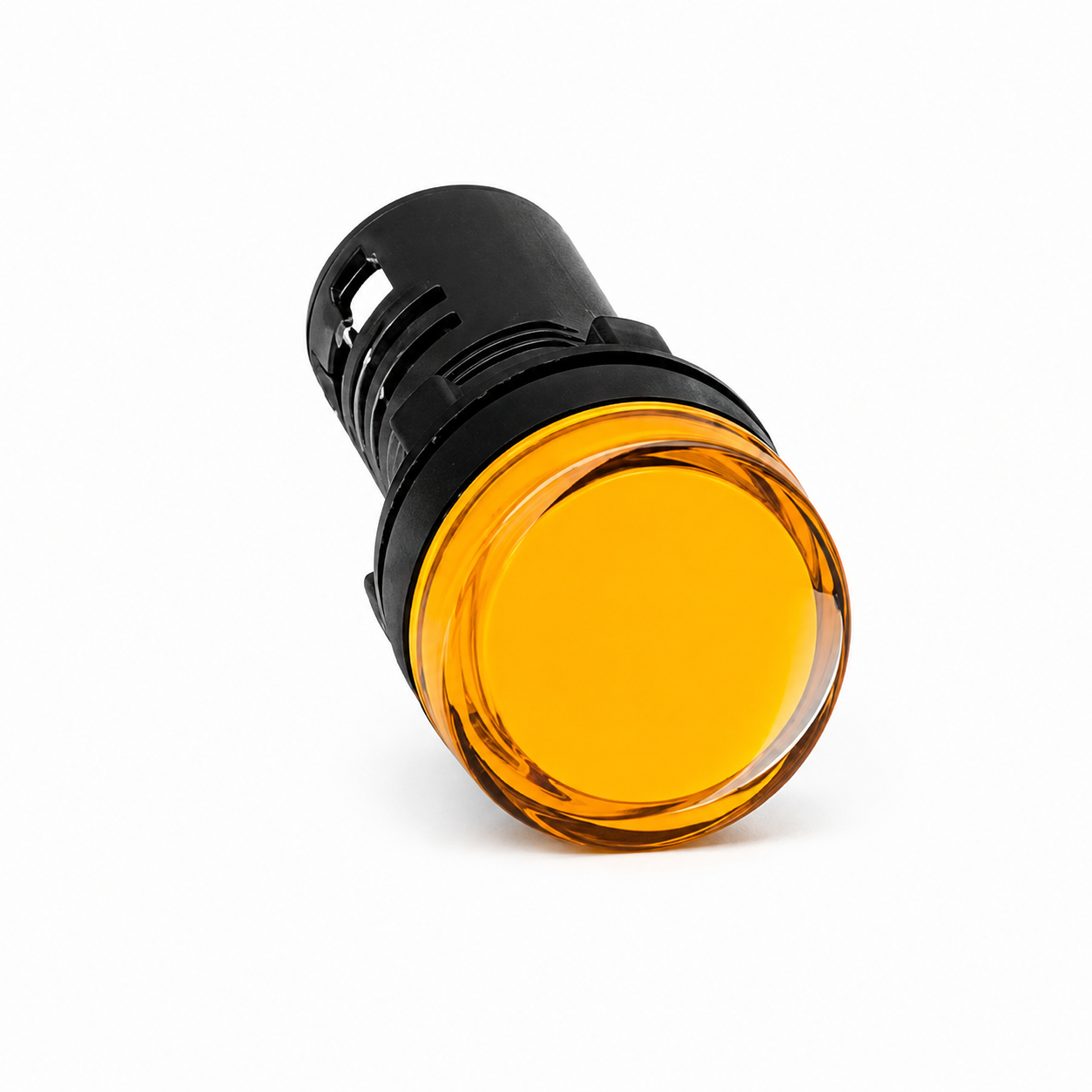 Piloto multi LED, p/panel Ø=29/22, lente AMBAR. 230/110Vca