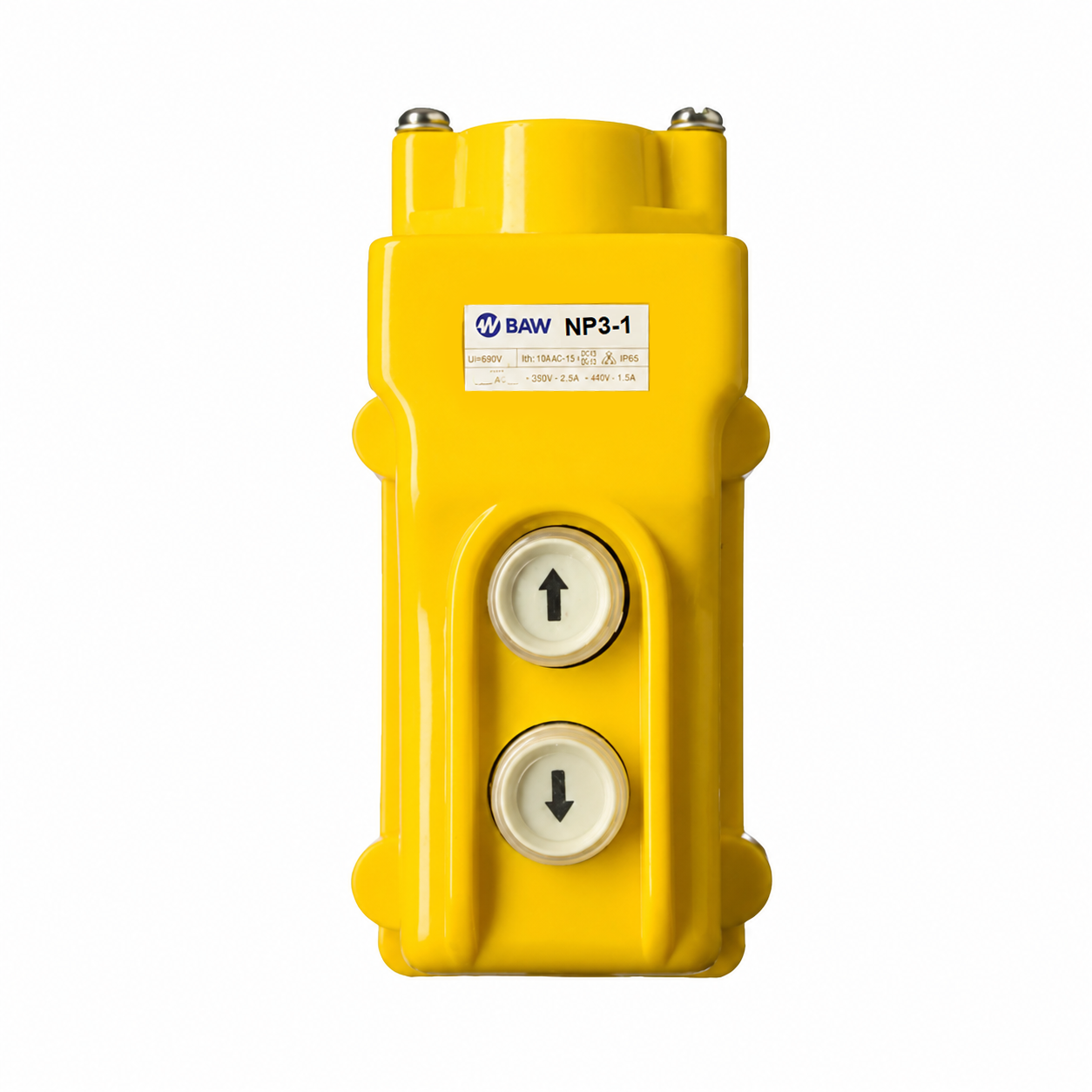 Pulsador colgante industrial de 2 pulsadores IP54