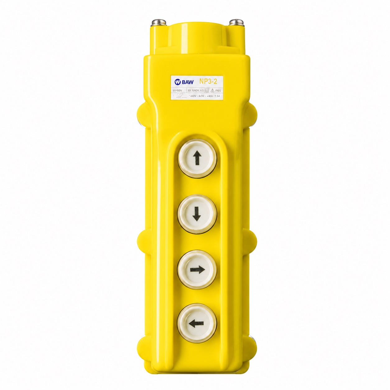 Pulsador colgante industrial de 4 pulsadores IP54