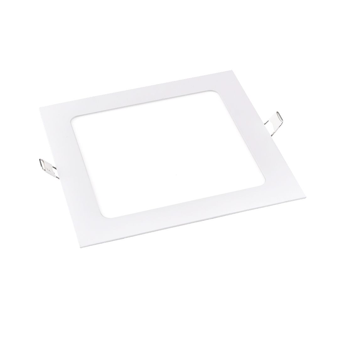 LUMINARIA LED PARA EMBUTIR TIPO PANEL, 220V~, 50-60HZ, 18W TEMP. COLOR: 3000° K
